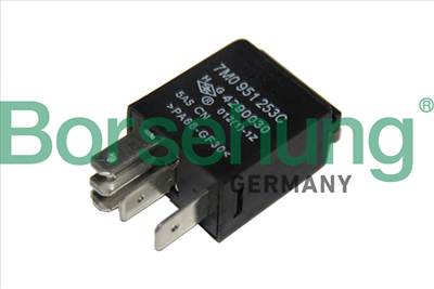 Borsehung B17811 - relé, munkaáram AUDI AUDI (FAW) SEAT SKODA SKODA (SVW ) VW
