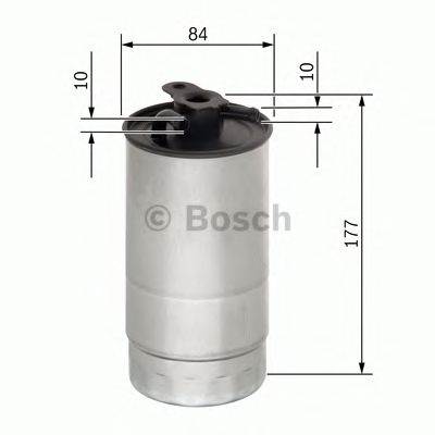 BOSCH 0 450 906 451 - Üzemanyagszűrő BMW LAND ROVER OPEL VAUXHALL