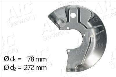 AIC 57848 - terelőlemez, féktárcsa AUDI VW