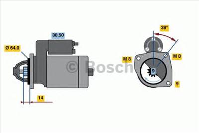 BOSCH 0 986 021 590 - önindító ABARTH ALFA ROMEO FIAT FORD LANCIA