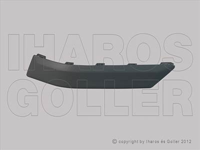Ford Fusion 2005-2012 - Hátsó lökhárító díszléc jobb fekete