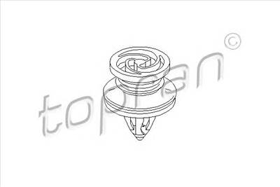 TOPRAN 111 108 - Patent, dísz-/védőléc) AUDI SEAT