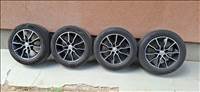  5x112 lyukosztású 16" használt Autec alufelni, rajta 205/55 újszerű Pirelli nyári gumi gumi 