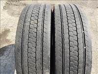 295 80 R22.5 használt kormányzott / húzó teherautó gumiabroncs Bridgestone 295/80 R22.5