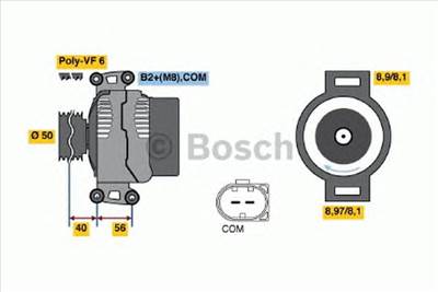 BOSCH 0 986 047 670 - generátor MERCEDES-BENZ MERCEDES-BENZ (BBDC)