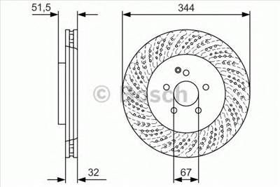 BOSCH 0 986 479 D07 - féktárcsa MERCEDES-BENZ