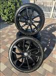  5x112 lyukosztású 19" újszerű Brock alufelni, rajta 235/35 újszerű Continental nyári gumi gumi 