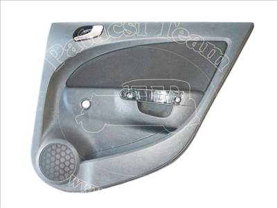 Opel Corsa D/2 2011-2014 - kárpit, jobb oldali hátsó ajtó, antracit, 5ajtós