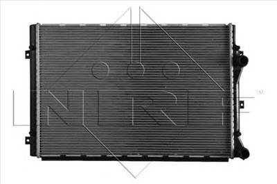 NRF 53816 - Vízhűtő (Hűtőradiátor) AUDI SEAT SKODA VW