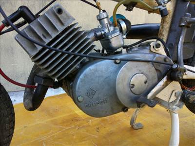 SIMSON S50-ES,TELJESEN ÜZEMKÉPES KOMPLETT MOTORBLOKK GÁZSZEKTORRAL EGYÜTT