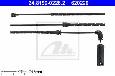 ATE 24.8190-0226.2 - fékbetét kopásjelző BMW
