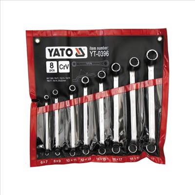 Csillagkulcs készlet 8 részes 6-22 mm CrV Yato
