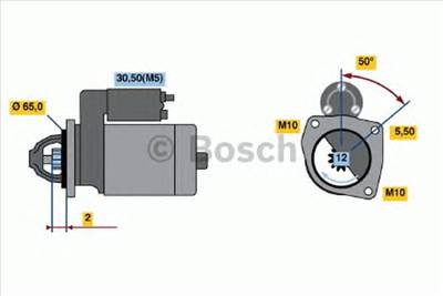 BOSCH 0 986 021 741 - önindító DACIA NISSAN RENAULT
