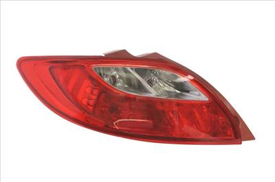 Mazda 2 2007.11.01-2013.12.31 utángyártott új bal hátsó lámpa üres DEPO d65151160l