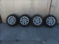  5x114.3 lyukosztású 16" újszerű (gyári felni) alufelni, rajta 205/60 használt Bridgestone 
