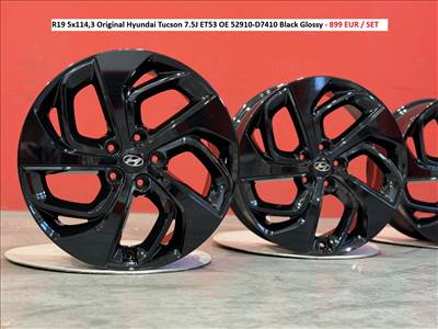 R19 5x114,3 Original Hyundai Tucson 7.5J ET53 OE 52910-D7410 gyári alufelnik felnik