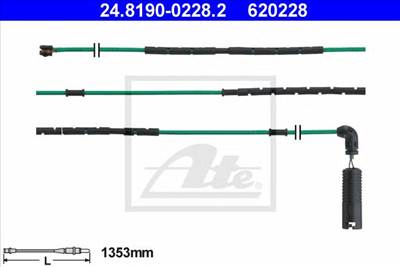 ATE 24.8190-0228.2 - fékbetét kopásjelző BMW