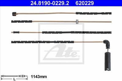 ATE 24.8190-0229.2 - fékbetét kopásjelző BMW