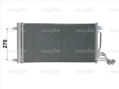 Skoda Rapid 2012-2017 - Légkondihűtő