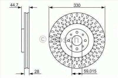 BOSCH 0 986 479 648 - féktárcsa LANCIA