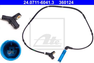 ATE 24.0711-6041.3 - kerékfordulatszám érzékelő BMW