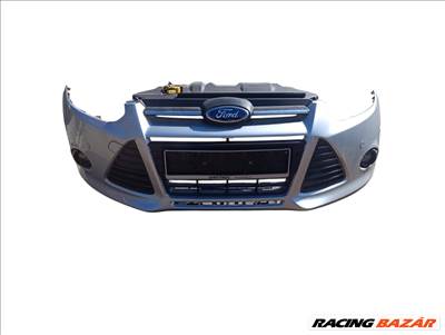 Ford Focus Mk3 Első lökhárító ezüst 6 radaros 