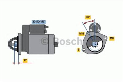 BOSCH 0 986 022 121 - önindító FORD FORD AUSTRALIA FORD USA MAZDA