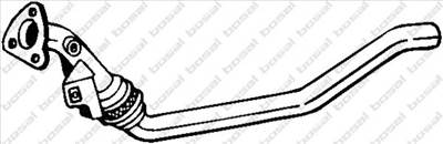BOSAL 800-055 - kipufogócső AUDI