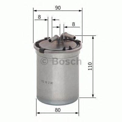 BOSCH 0 450 906 500 - Üzemanyagszűrő AUDI SEAT SKODA VW
