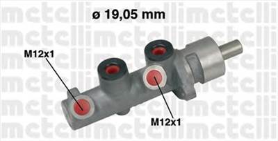 METELLI 05-0472 - főfékhenger SMART