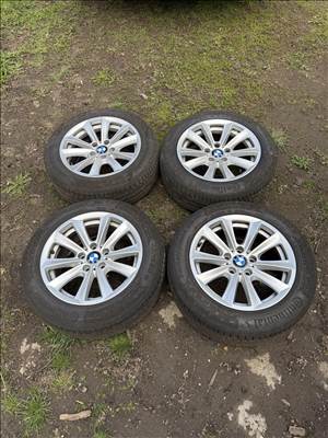  5x120 lyukosztású 17" újszerű (gyári felni) alufelni, rajta 225/55 használt nyári gumi 