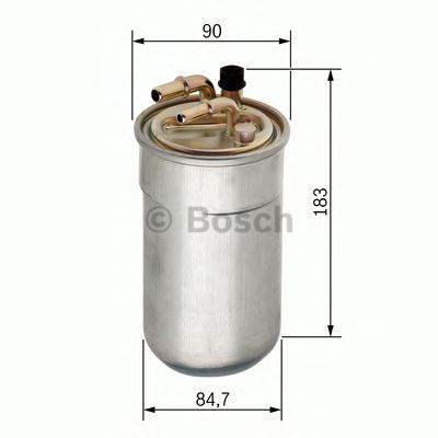 BOSCH 0 450 906 503 - Üzemanyagszűrő OPEL VAUXHALL