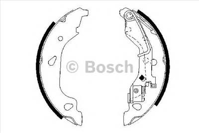 BOSCH 0 986 487 596 - fékpofakészlet FIAT