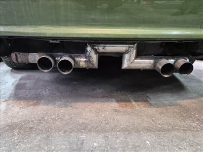 BMW E46 318d 320d 136le 150le hátsó kipufogó dob rendszer - dupla csöves - tákolt