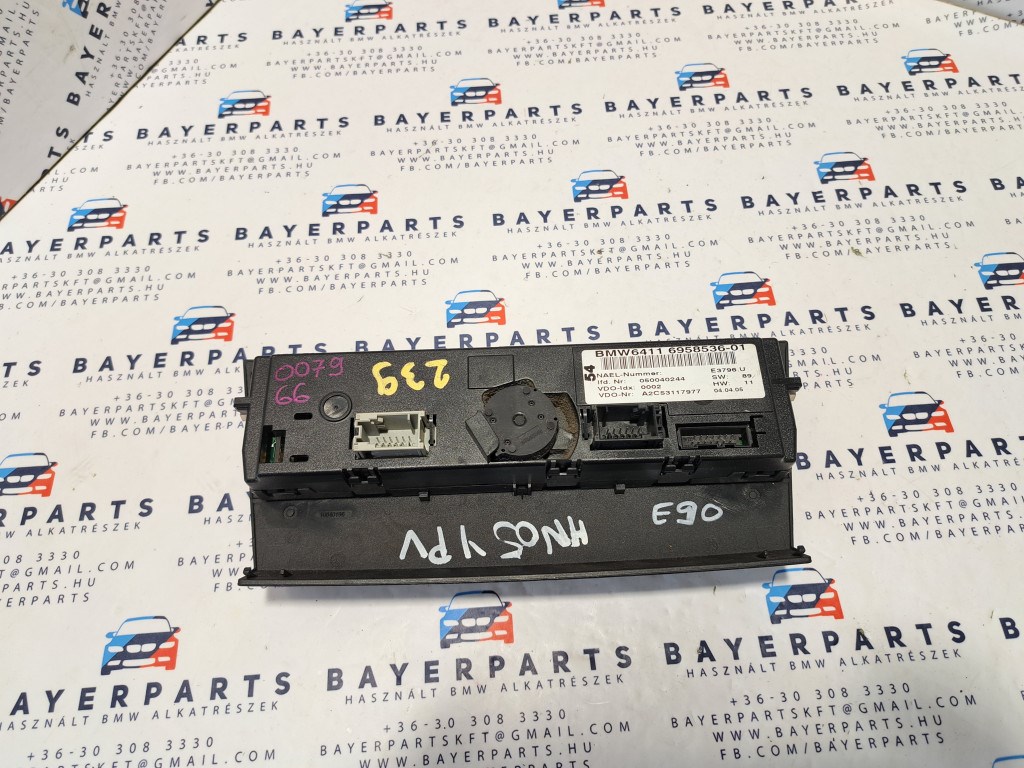 BMW E81 E82 E87 E90 E91 E92 E93 klímapanel klíma panel konzol 3. kép