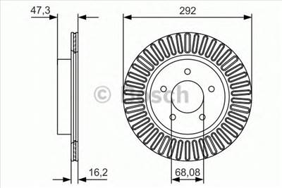 BOSCH 0 986 479 D20 - féktárcsa NISSAN RENAULT
