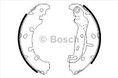 BOSCH 0 986 487 599 - fékpofakészlet FORD FORD AUSTRALIA MAZDA