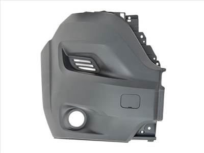 Citroen Jumper, Fiat Ducato, Peugeot Boxer 2014.01.01-2023.12.31 utángyártott új első lökhárító jobb sarok, ködlámpás, s. szürke 71775720