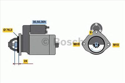 BOSCH 0 986 022 880 - önindító BMW