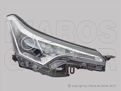Toyota C-HR 2016-2019 - Fényszóró HIR2/LED jobb (motoros) DEPO