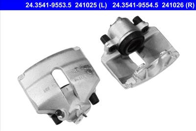 ATE 24.3541-9554.5 - féknyereg AUDI SEAT SKODA VW