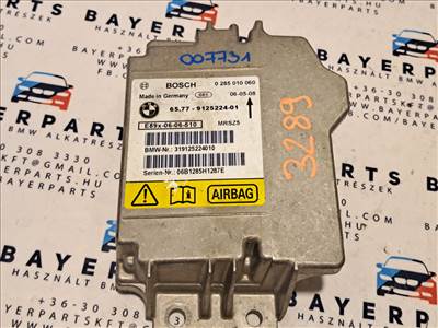 BMW E87 E90 E91 E92 légzsák vezérlő indító elektronika