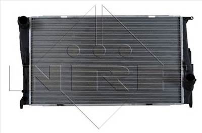 NRF 53472 - Vízhűtő (Hűtőradiátor) BMW