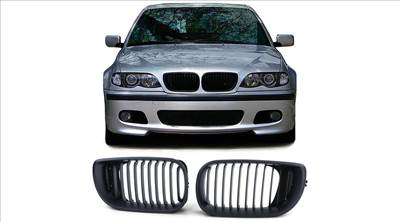 BMW E46 2002-2005 limousine touring facelift utáni matt fekete vese