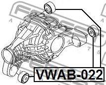 FEBEST VWAB-022 - Csapágy, differenciál AUDI PORSCHE VW