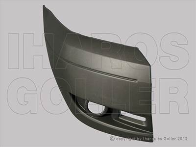 Ford Transit 2006-2014 - Első lökhárító sarok jobb, ködlámpás (s.szürke)