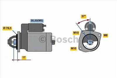 BOSCH 0 986 023 530 - önindító NISSAN OPEL RENAULT VAUXHALL
