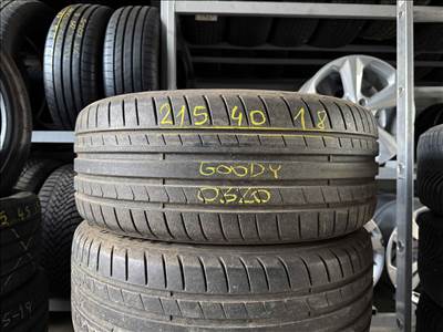215/40 r18 Goodyear 2020 nyárigumi 4db eladó 215/40r18 garnitúra
