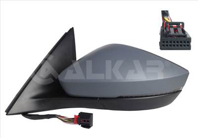 ALKAR 6145746 - külső visszapillantó SKODA