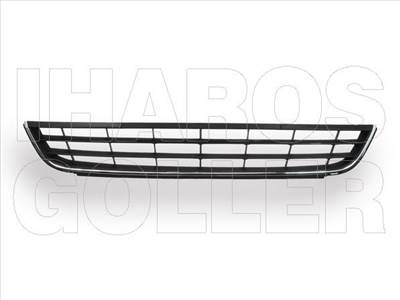 VW Jetta 2011-2014 - Rács a lökhárítóba kpl. fekete króm kerettel